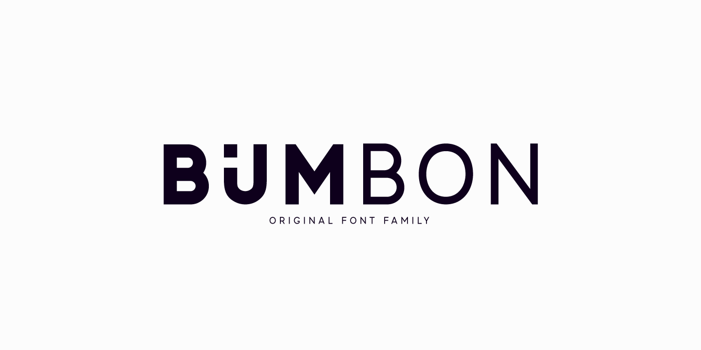 Example font Bumbon #1